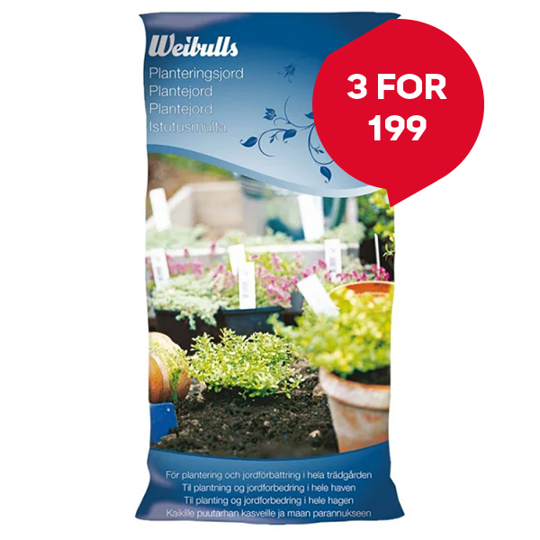 Plantejord 40L Weibulls