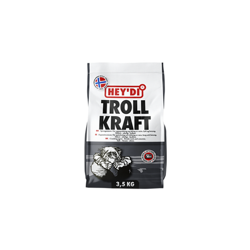 Heydi Sprengsement 3,5 Kg For Deling Av Fjellutstikk, Stein Og Betong