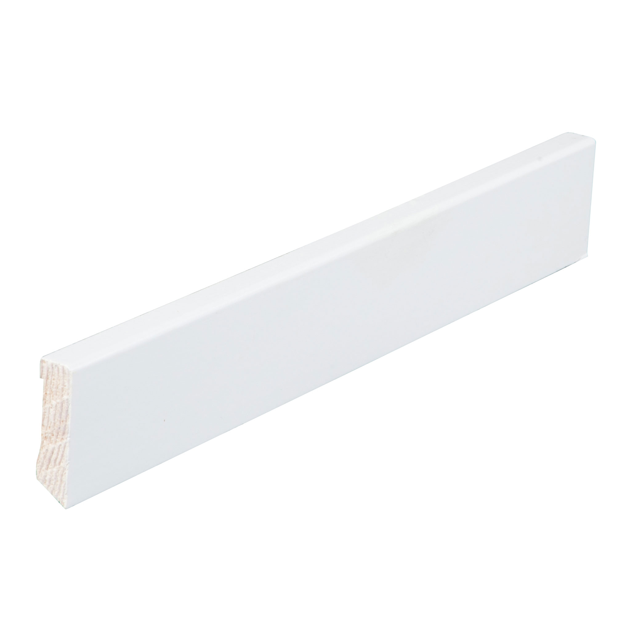 Fotlist 12x45x4400mm Hvit Furu, Ncs S0502-y