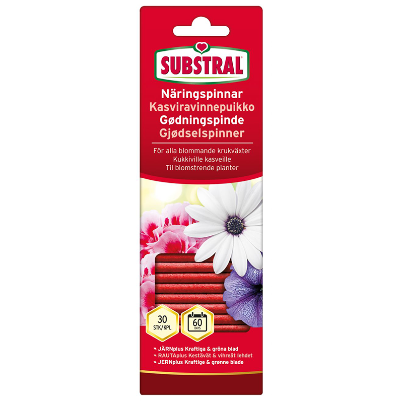 Substral Næringspinner Vx  For Blomstrende, 30 Stk
