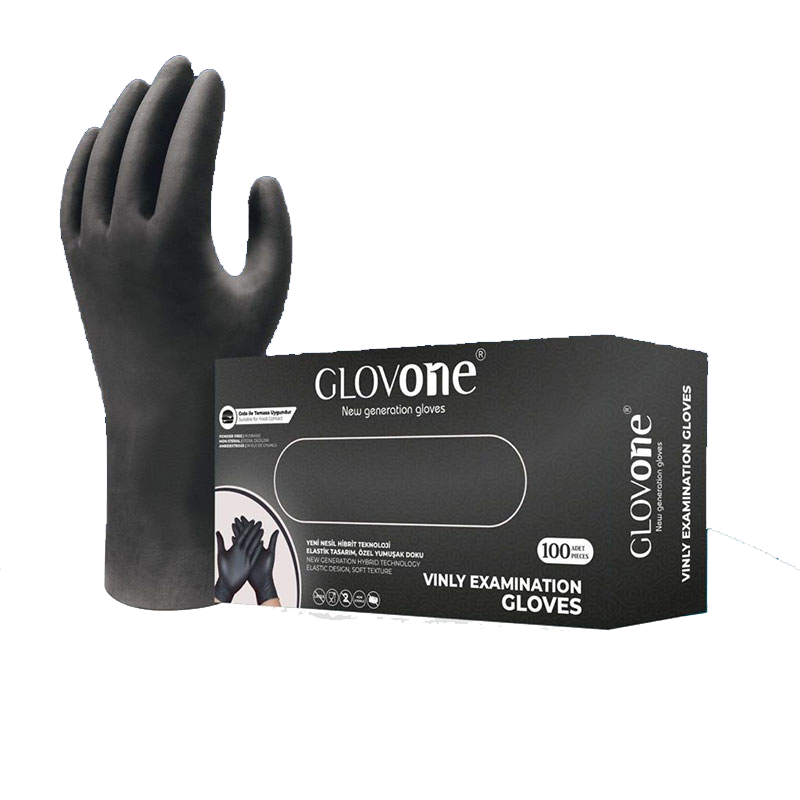Glovone Engangshansker 100 Stk Glovone Vinyl 100-pakk
