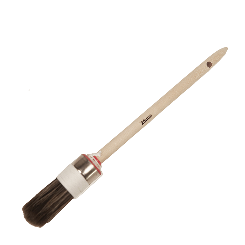 Midun Basic Rundpensel Midun 25 Mm, Treskaft