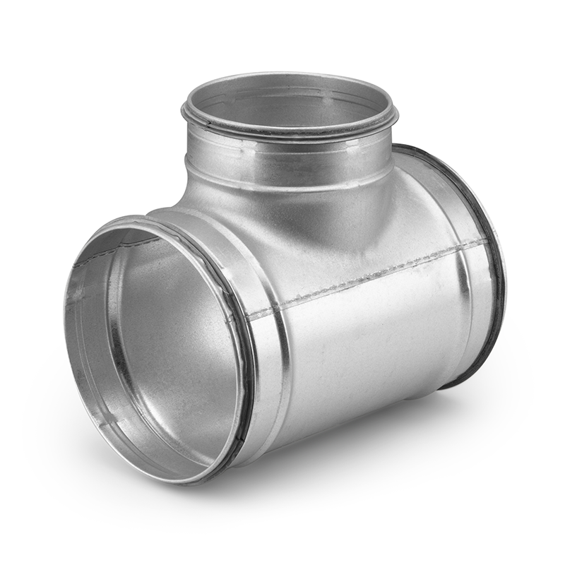 Spirorør T-rør 160/100mm Varmforsinket Stålplate