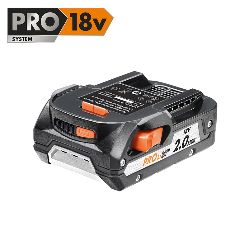 Aeg Lithium Ion Batteri  18v/2,0 Ah Pro Kompatibel Med Alle Verktøy I Aegs Kompakte 18 V Serie.