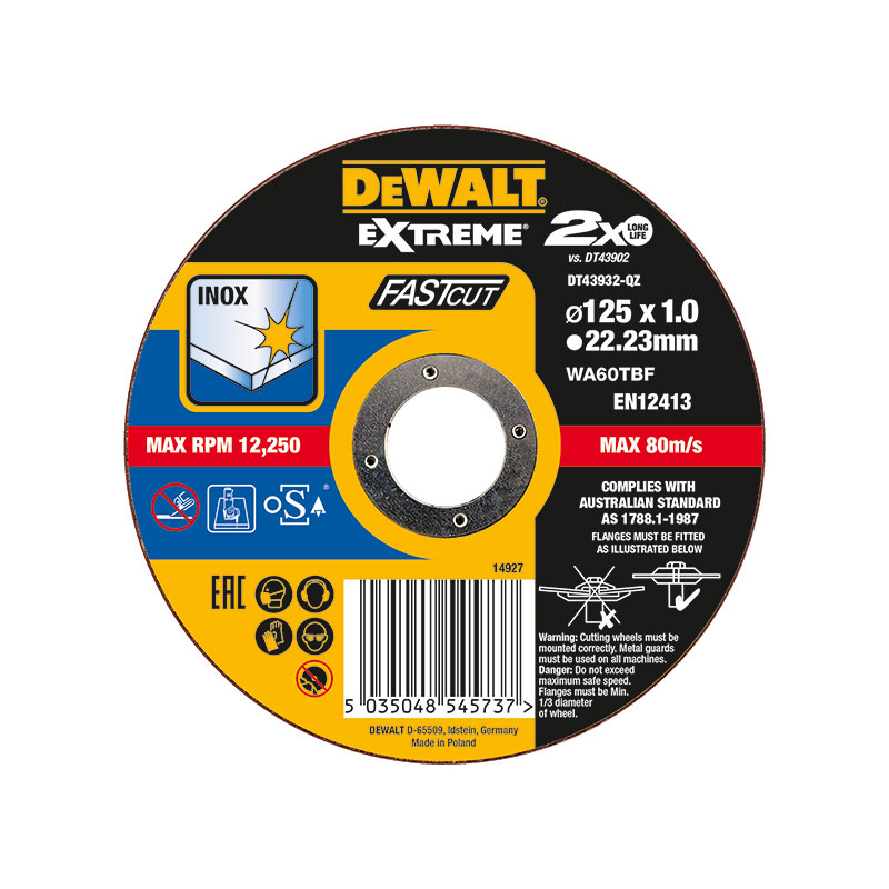 Dewalt Kappeskive Extrem 1x125mm Dewalt 125 Mm