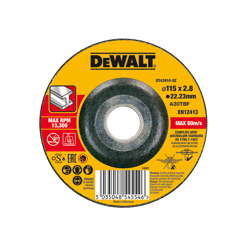 Dewalt Kappeskive Metall 3x115mm Dewalt 115 Mm