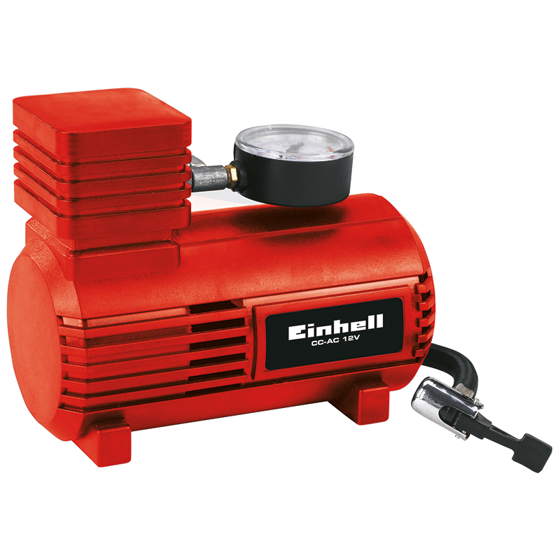 Einhell Kompressor For Kjøretøy - Cc-ac 12v Einhell Svart, Rød
