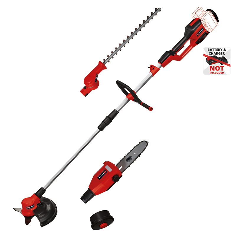 Einhell Multifunksjonredskap 4i1 Solo 18v Einhell Svart, Rød