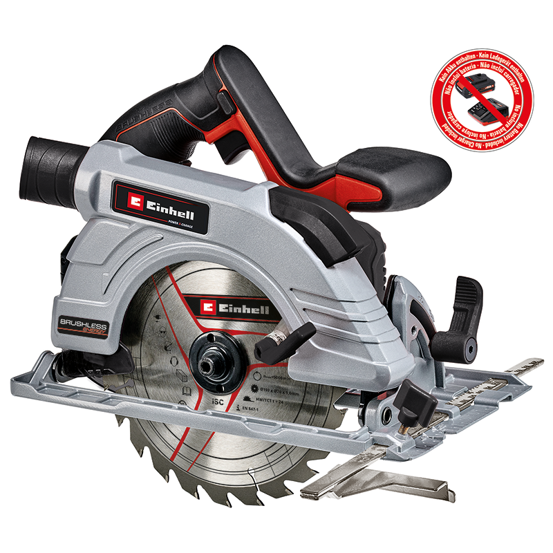 Einhell Trådløs Sirkelsag, Te-cs 18/190 Li Einhell Svart, Rød