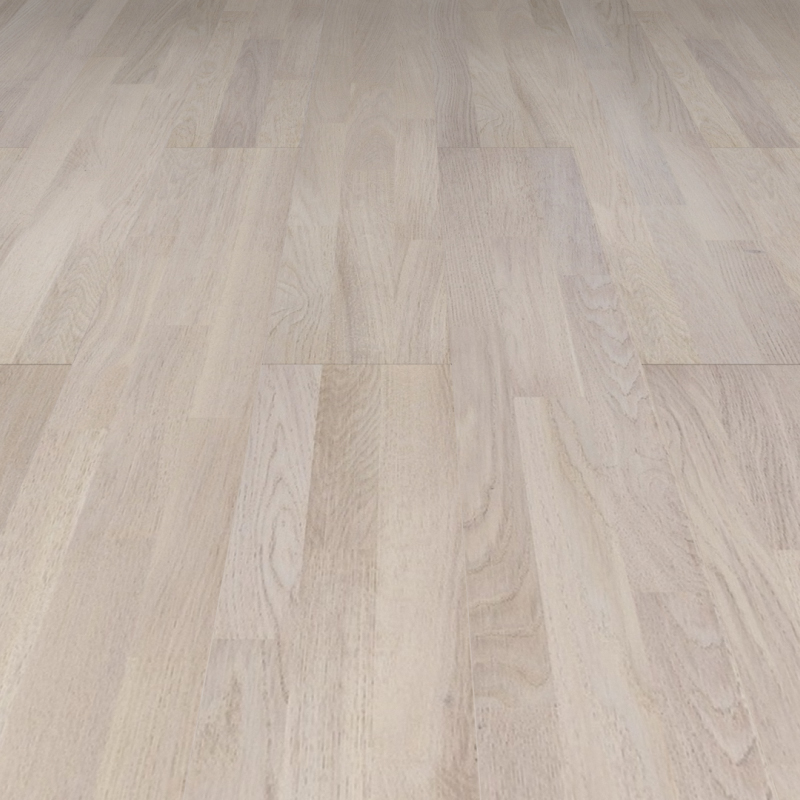 Barlinek Parkettgulv Eik 3-stav Cappuccino 14mm  Klikkgulv 5gc, Hvitlaserad, 3,18m2/pkt