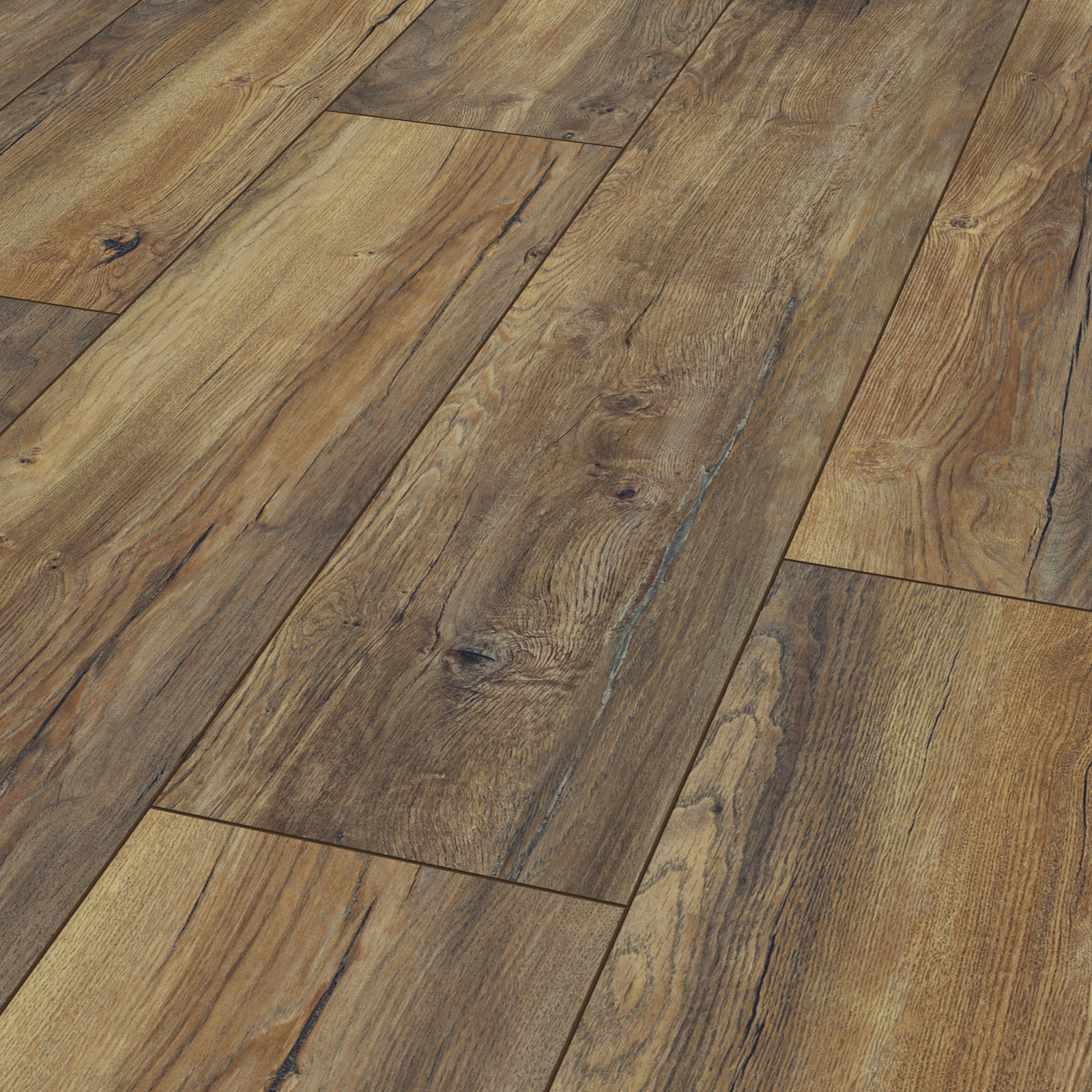 Myfloor Gulvprøve Laminatgulv Harbour Oak 8mm 8x244x295mm, Myfloor Cottage