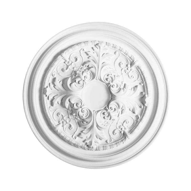 Orac Decor Takrosett R52 Ø69,5x4,8 Ø69,5x4,8cm, Polyuretan, Hvit