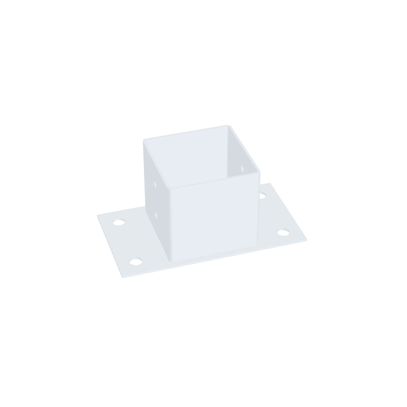 Jabo Stolpesko Hvit  71x71x70 Mm