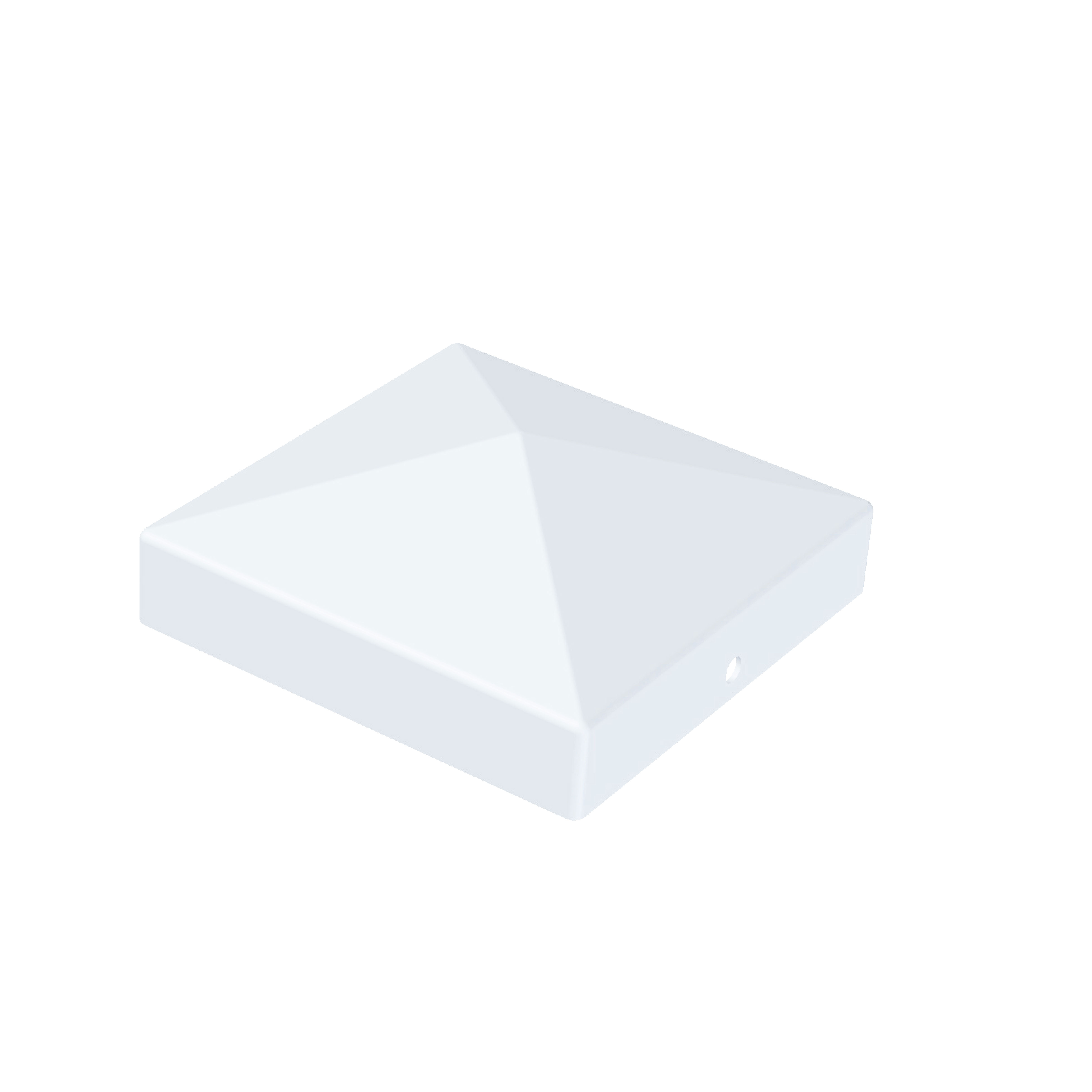 Jabo Stolpelokk Hvit  136x136 Mm