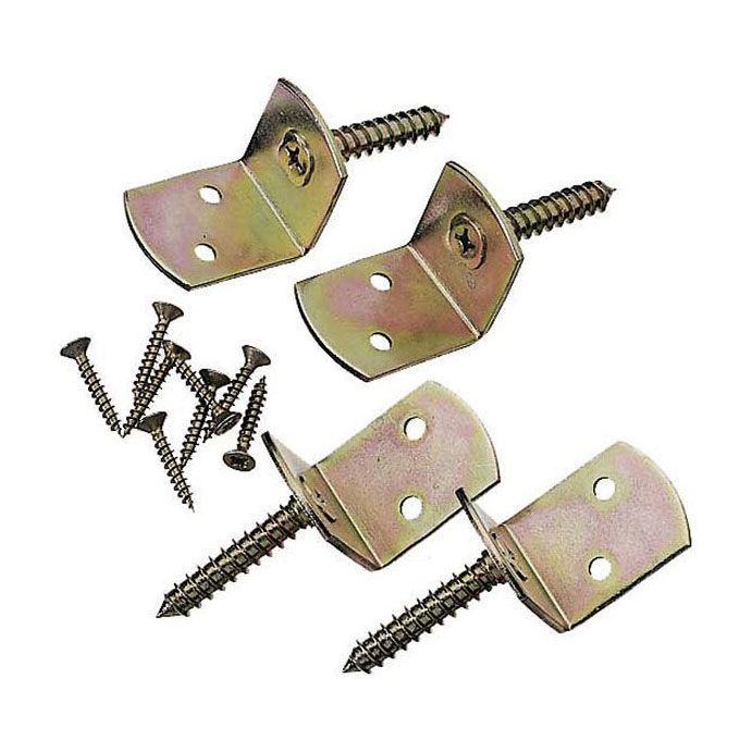 Jabo Beslag For Skjerm  4 Stk/pk, 210 X 120 X 40 Mm, Gull