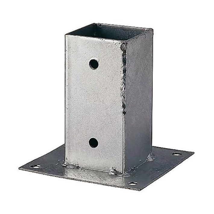 Jabo Stolpefundament For Bolting  96 X 96 Mm, Grå