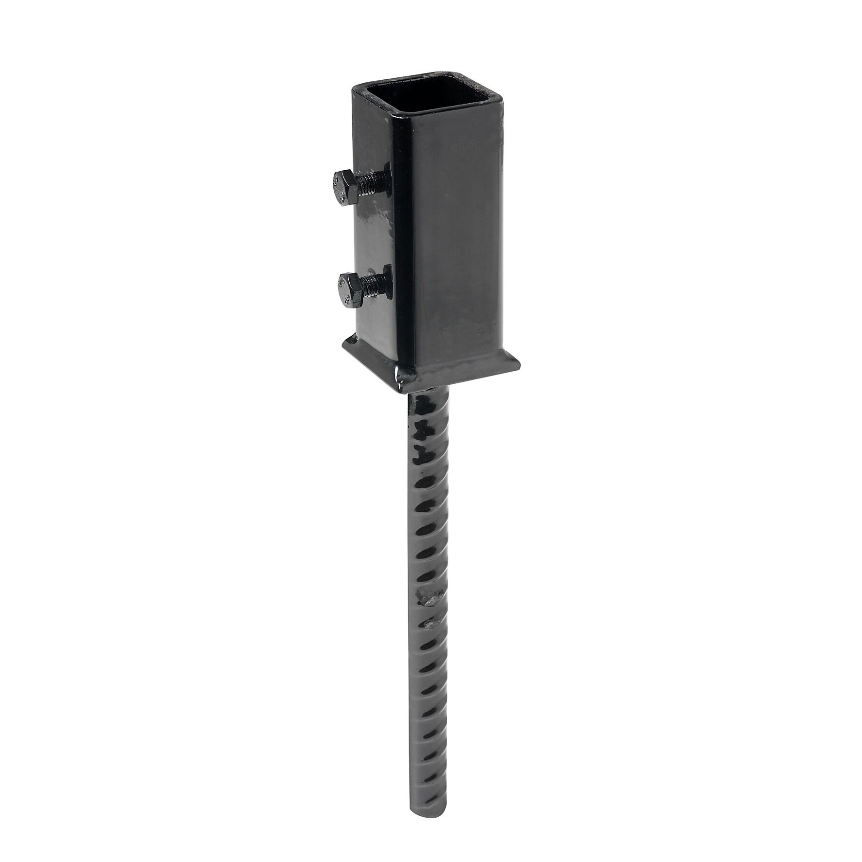 Jabo Stolpefeste Mark Under Bakken  60 X 60 X 280 Mm, Svart