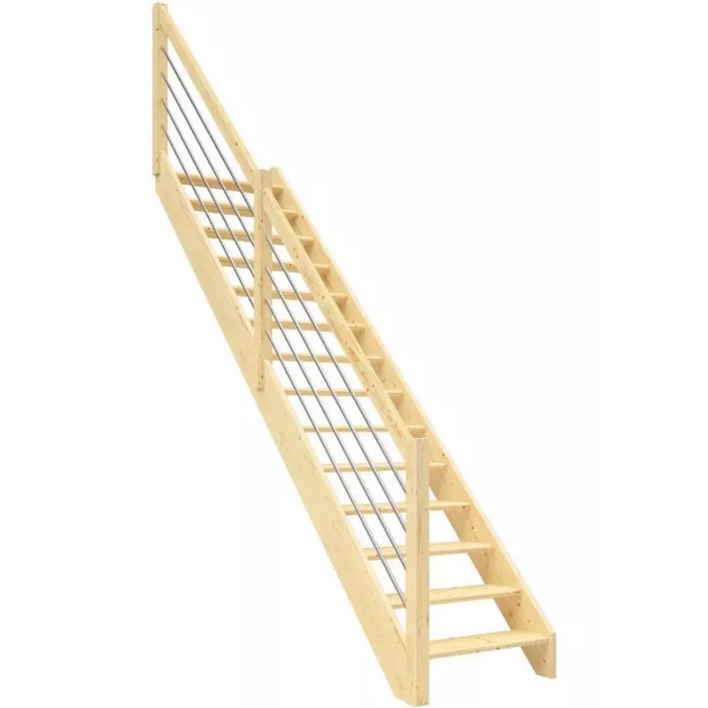 Dolle Trapp Paris Rett Med Ståldreling Dolle Uten Stusstrinn