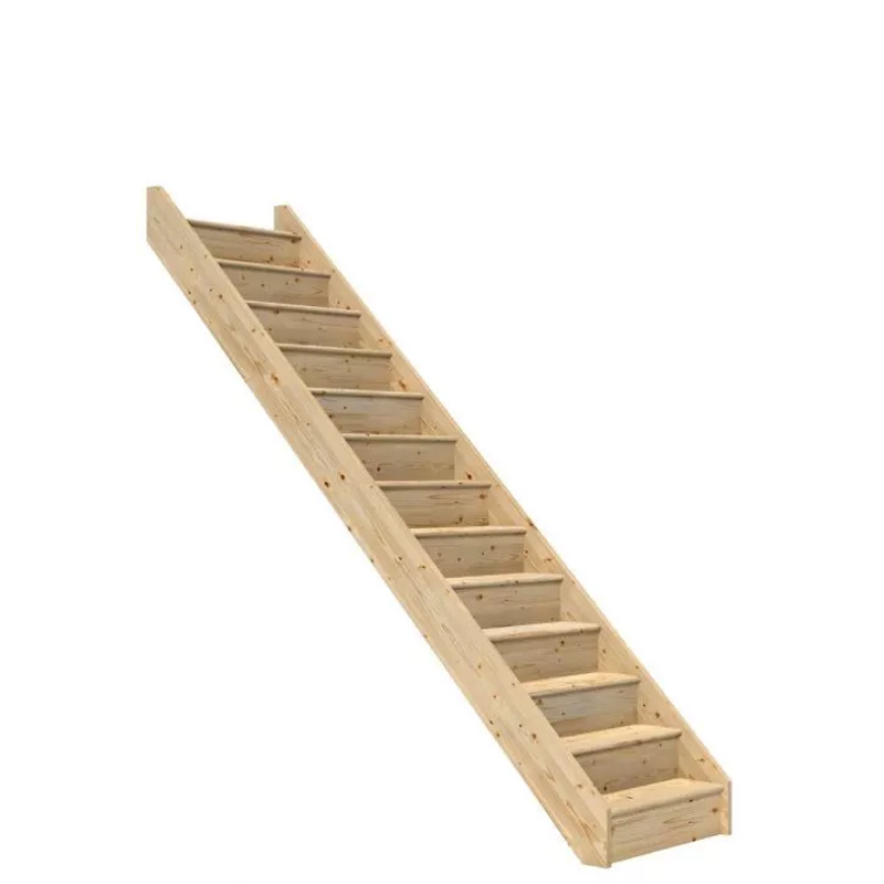 Dolle Trapp Paris Rett Gran Uten Rekkverk Dolle Med Stusstrinn
