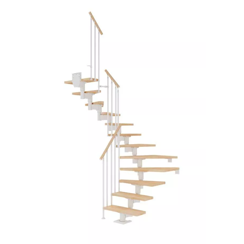 Dolle Trapp Cork Classic Iii U-form Dolle Hvit, Bøk, 11 Trinn