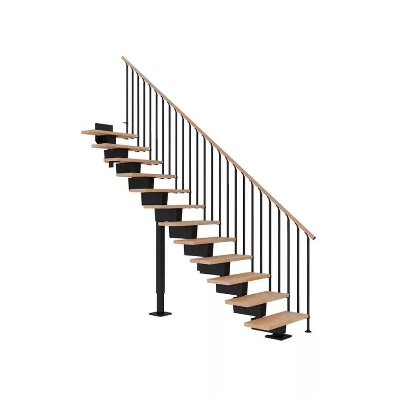 Dolle Trapp Dubai Classic Iii Rett Dolle 11 Trinn, Svart, Oljet Bøk, 80 Cm