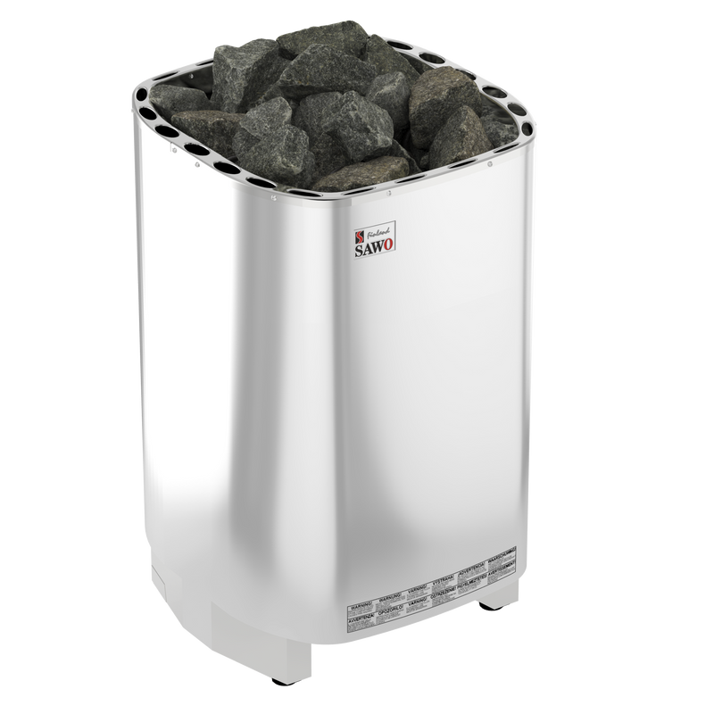 Sawo Elektrisk Saunaovn Rustfri Savonia 3p Sawo 12 Kw (10-18 M3), Ns (krever Grensesnitt Og Strømstyring)