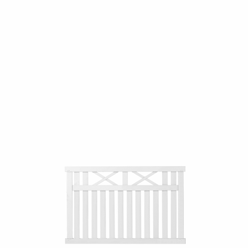 Plus Gjerde Vinesse 150x96 Cm  Hvit