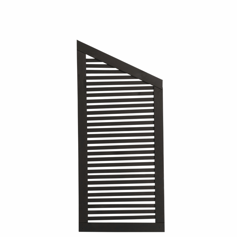 Plus Skråelement Silence S 64×140/110 Cm, Svart