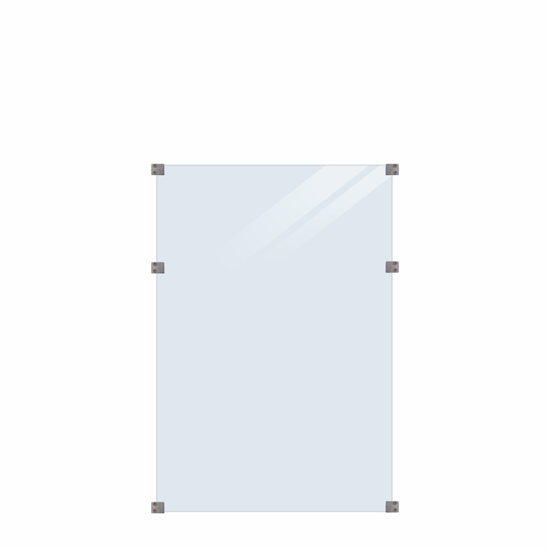 Plus Glasstaket Herdet S Klart, 90×127 Cm
