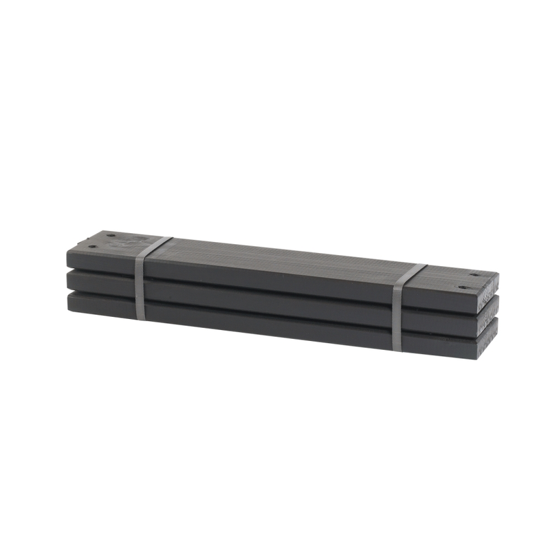 Plus Planker Pipe  60 Cm, Svart (3 St.)