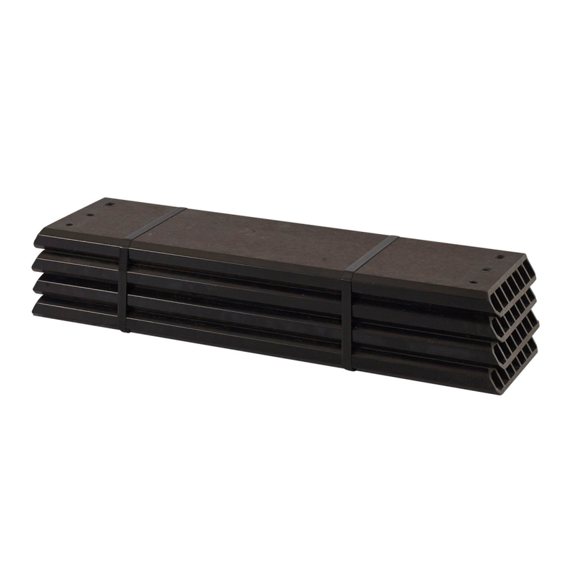 Plus Planker Pipe  60 Cm, Kompositt Skifergrå (4 St.)
