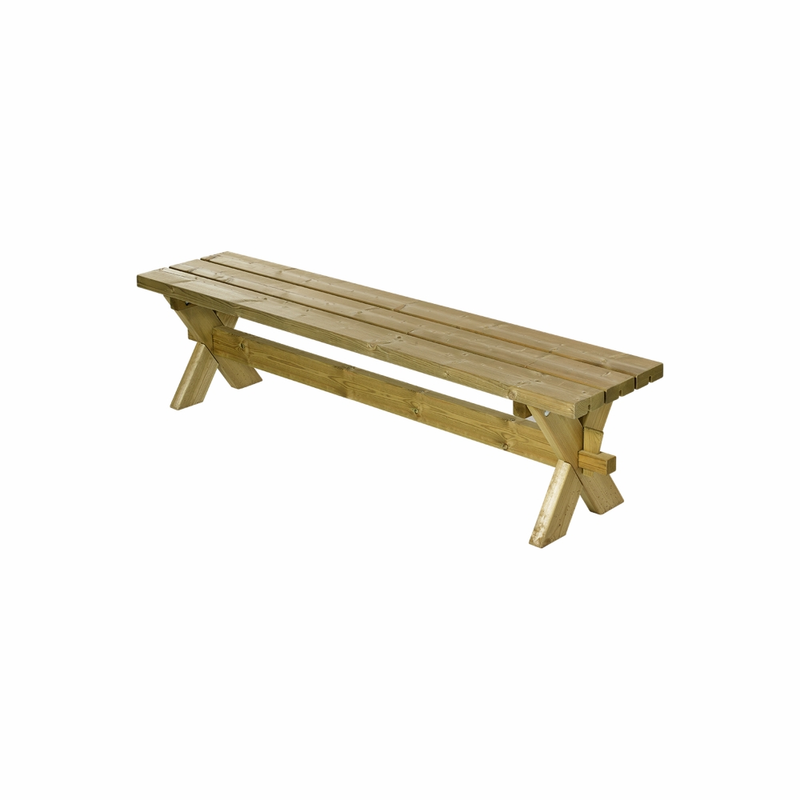 Plus Plankbenk Nostalgi 177 Cm  Trykkimpregnert