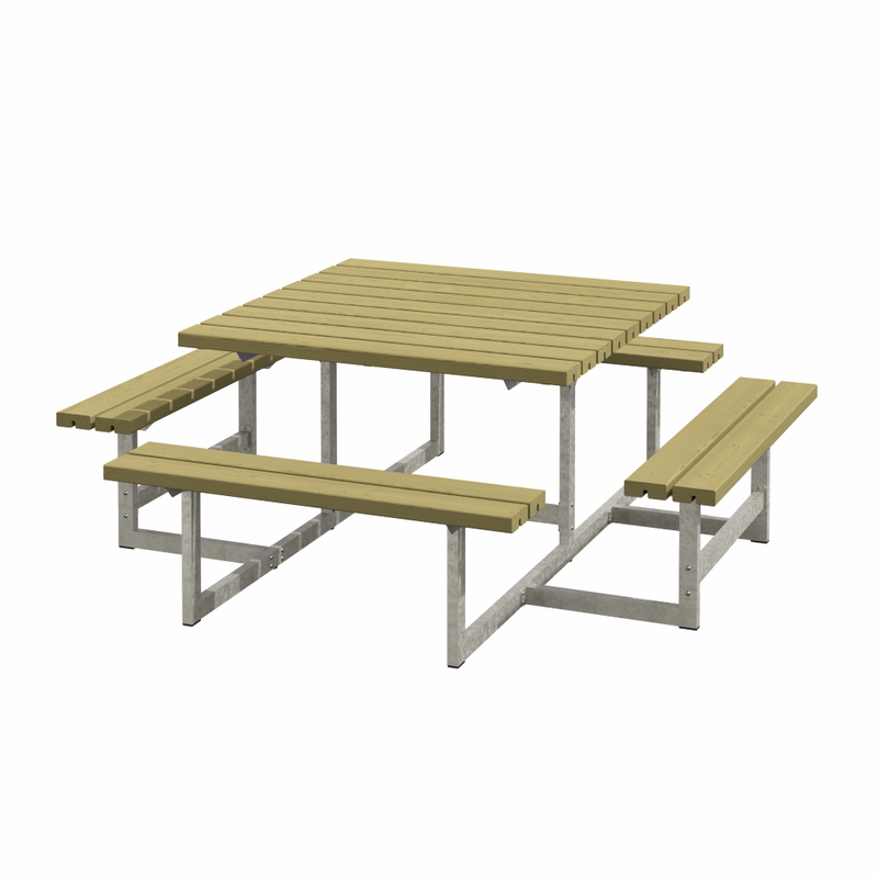 Plus Benksett Picnic 200 Cm  Trykkimpregnert
