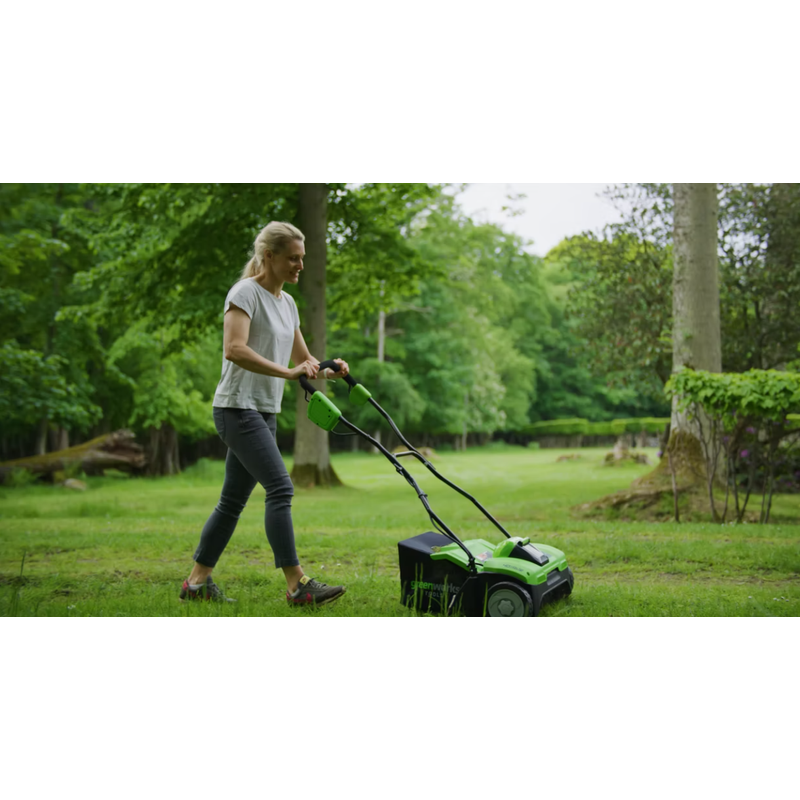 Greenworks Moseriver 40v Greenworks Børstet