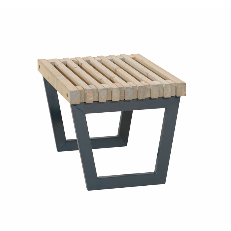 Plus Bord Siesta 80 Cm  Nåletre, Drivved Ral 7038 Transparent