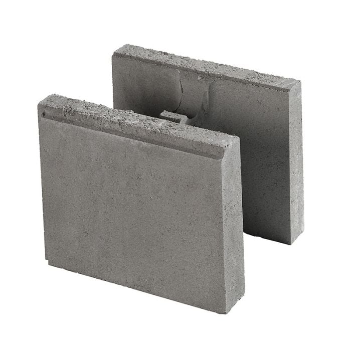 Forskalingsblokk Halv Åpen 20 cm