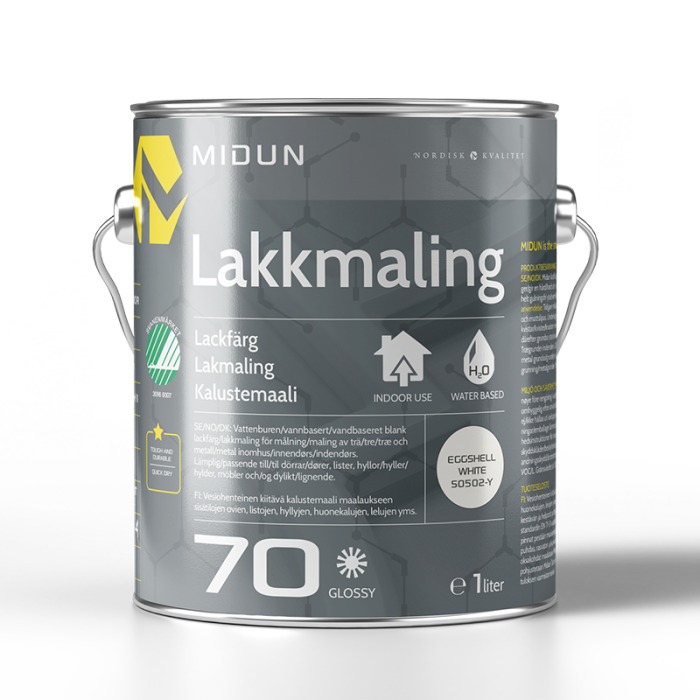 Lakkmaling 70 Bomull Midun