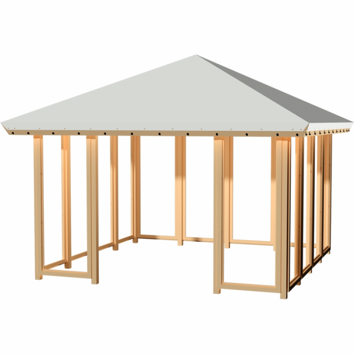 Paviljong 3,5 Lukkede Sider PLUS