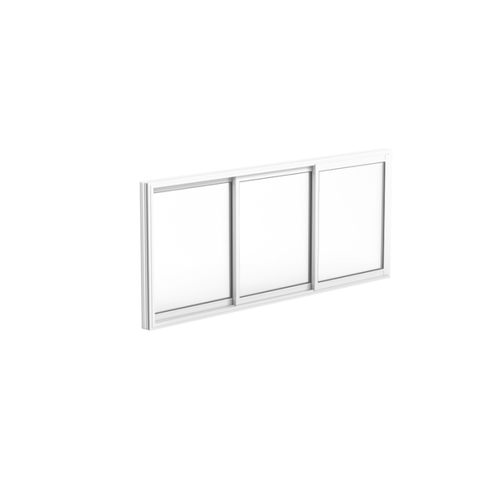 Skyvevindu Vinter 3 deler Aluwhite