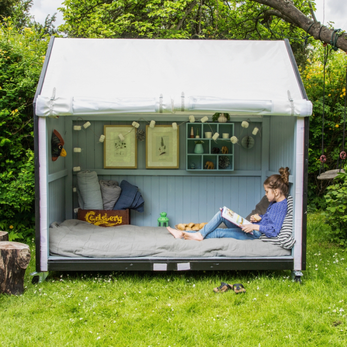 Shelter på Hjul Ubehandlet PLUS