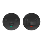 Vridbar lås med Indikator 50 mm Svart Beslagsboden