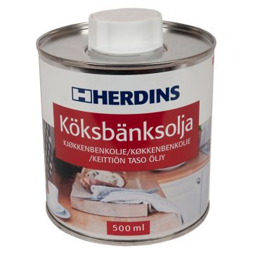 Kjøkkenbenksolje 500 ml Herdins