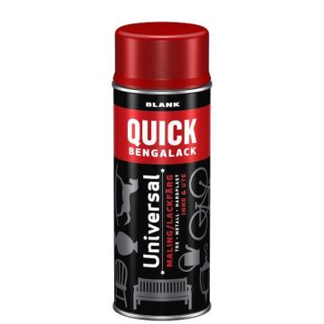 Quick Bengalack spray signalrød blank