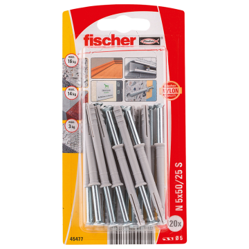 Spikerplugg Fischer 5X50 mm