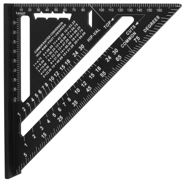 Hurtigvinkel "Rafter Square" Aluminium 300mm