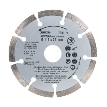 Diamantkappeskive 7,0x2,5 mm Kwb