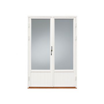 Terrassedør dobbel tre m. aluminiums Lyssand Plus