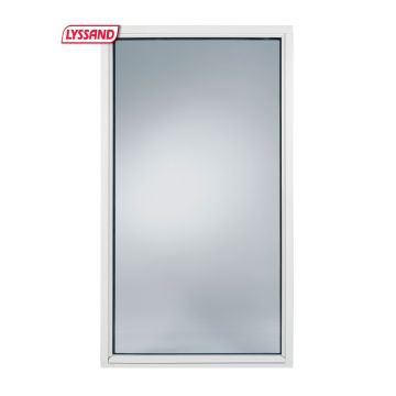 Fastkarmvindu tre med aluminium Lyssand Plus
