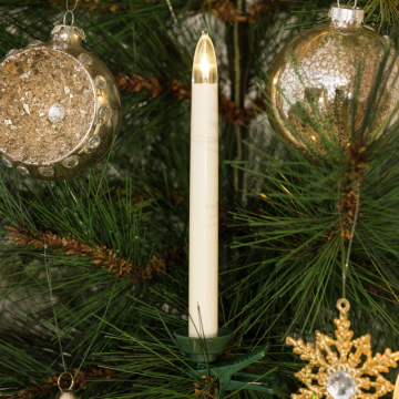 Belysning av juletreet 10 LED 16 cm med fjernkontroll Gnosjö Konstsmide