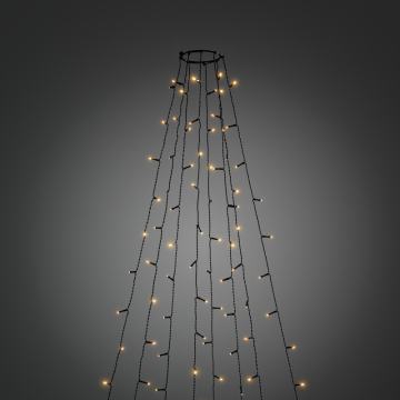 Belysning av juletreet LED App-styrt svart kabel Gnosjö Konstsmide